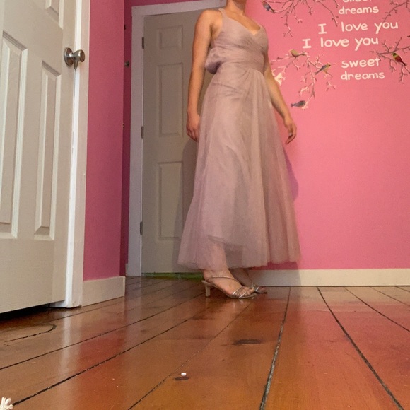 Formal Blush Lace Dress - Picture 3 of 3